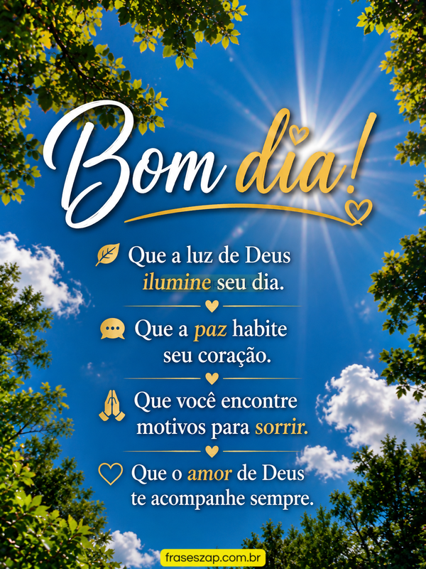 Imagem de bom dia para compartilhar no WhatsApp