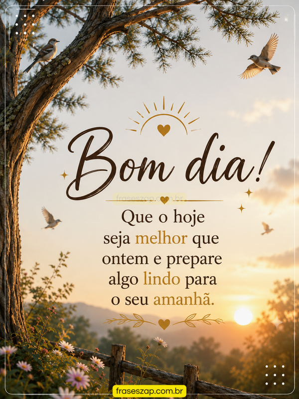 Imagem de bom dia para compartilhar no WhatsApp