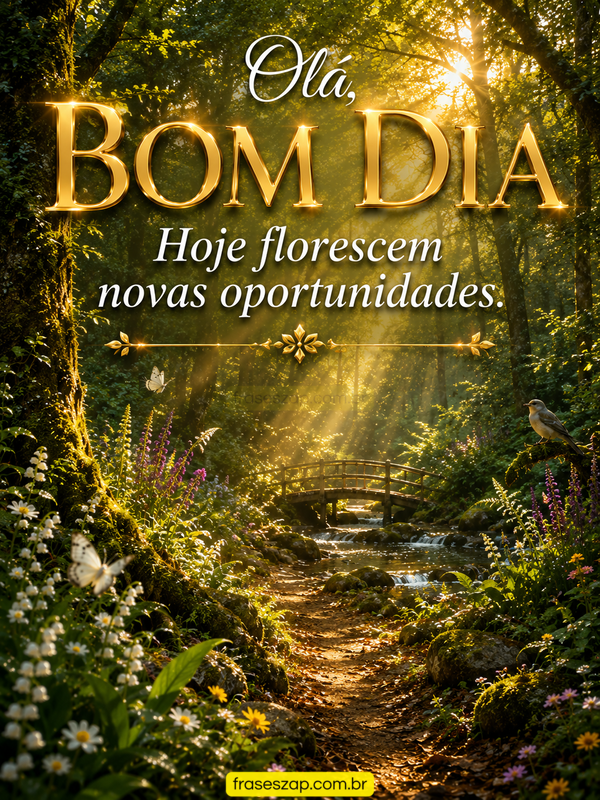 Imagem de bom dia para compartilhar no WhatsApp