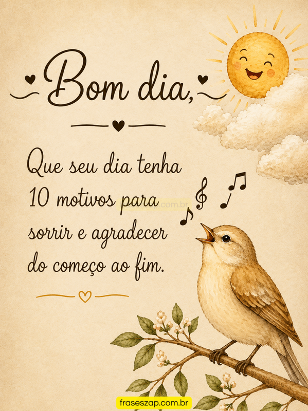 Imagem de bom dia para compartilhar no WhatsApp