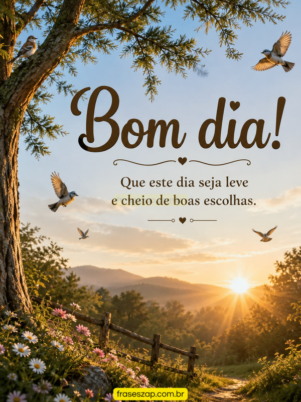 Imagem de bom dia para compartilhar no WhatsApp