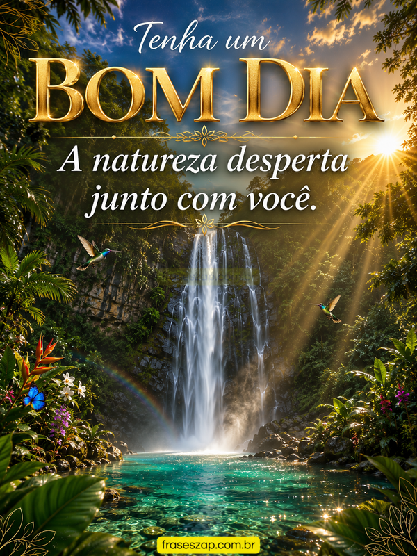 Imagem de bom dia para compartilhar no WhatsApp
