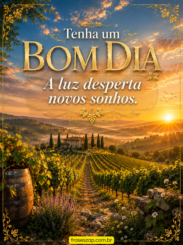 Imagem de bom dia para compartilhar no WhatsApp