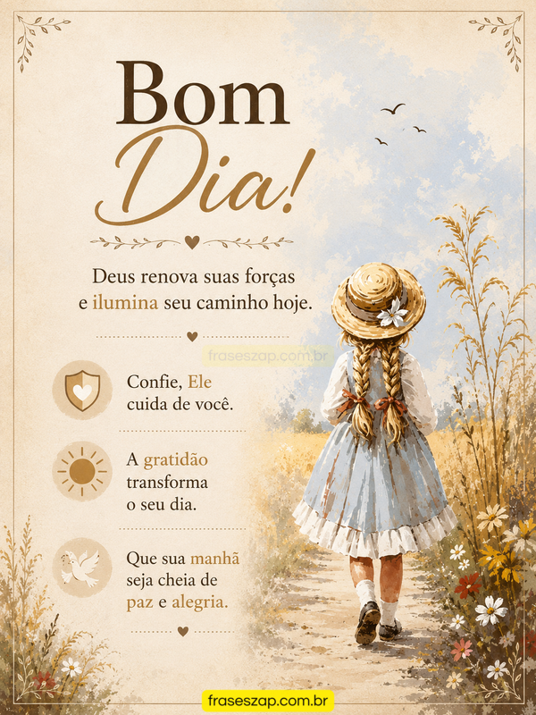 Imagem de bom dia para compartilhar no WhatsApp