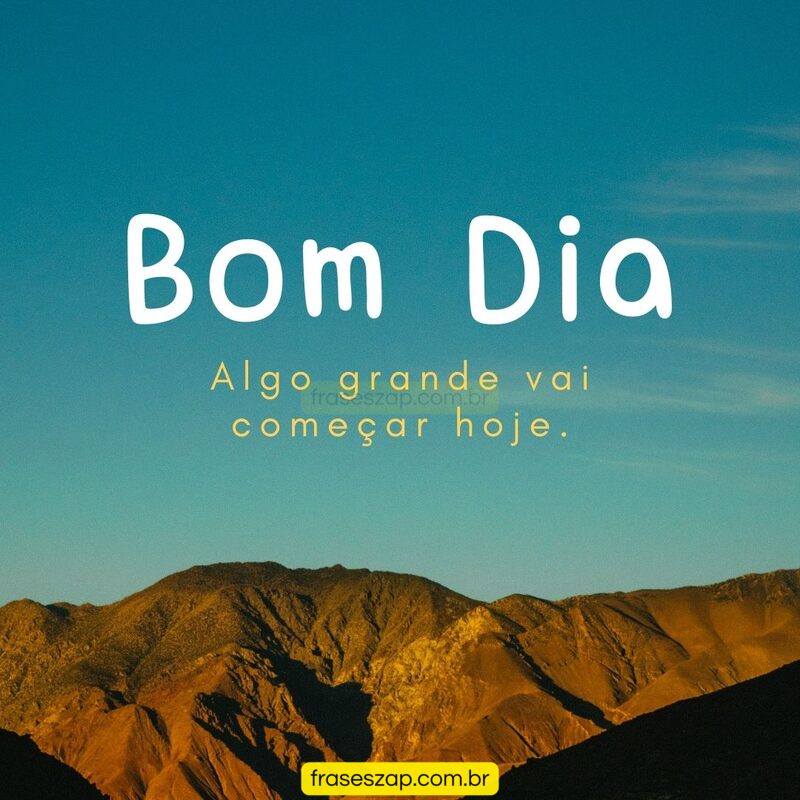 Imagem de bom dia para compartilhar no WhatsApp