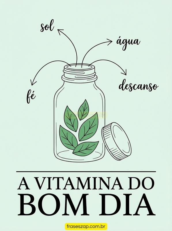 Imagem de bom dia para compartilhar no WhatsApp
