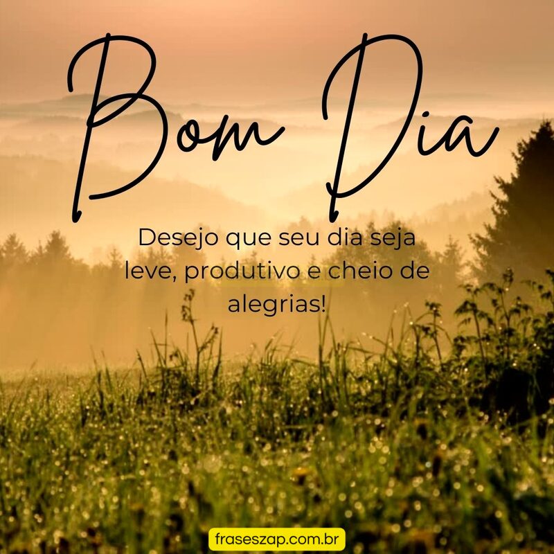 Imagem de bom dia para compartilhar no WhatsApp