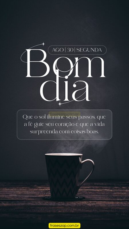 Imagem de bom dia para compartilhar no WhatsApp