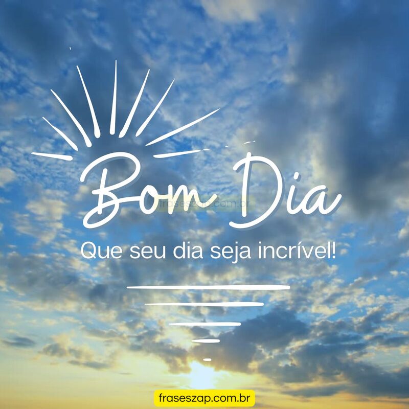 Imagem de bom dia para compartilhar no WhatsApp