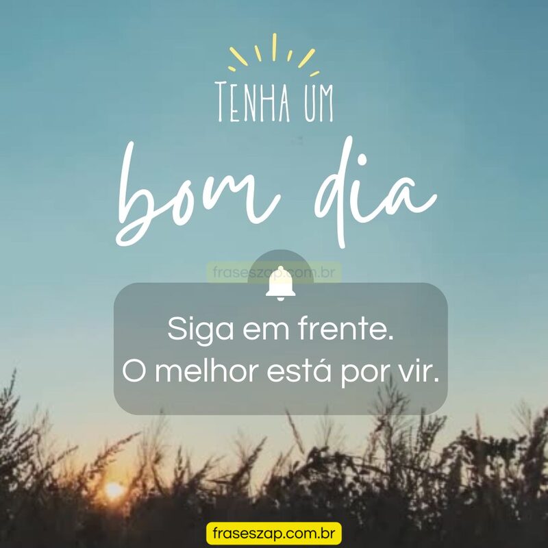 Imagem de bom dia para compartilhar no WhatsApp