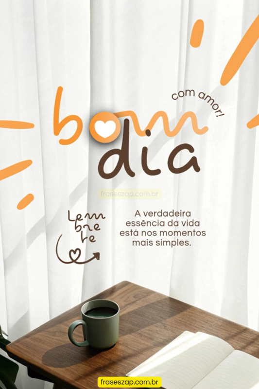 Imagem de bom dia para compartilhar no WhatsApp