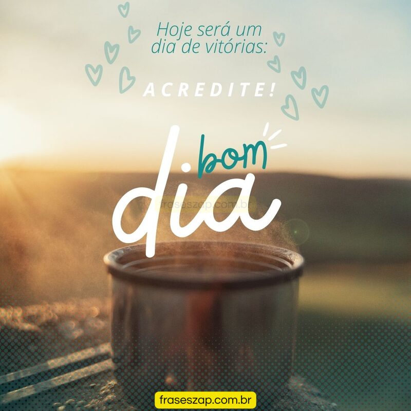 Imagem de bom dia para compartilhar no WhatsApp