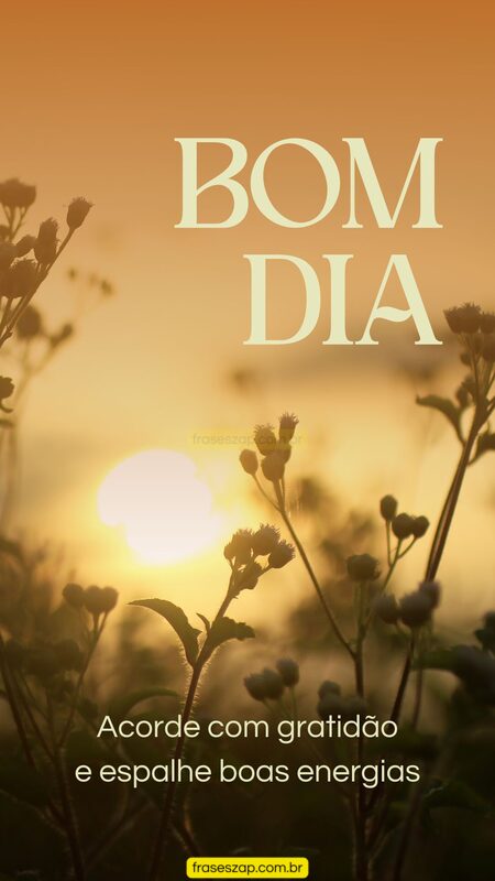 Imagem de bom dia para compartilhar no WhatsApp