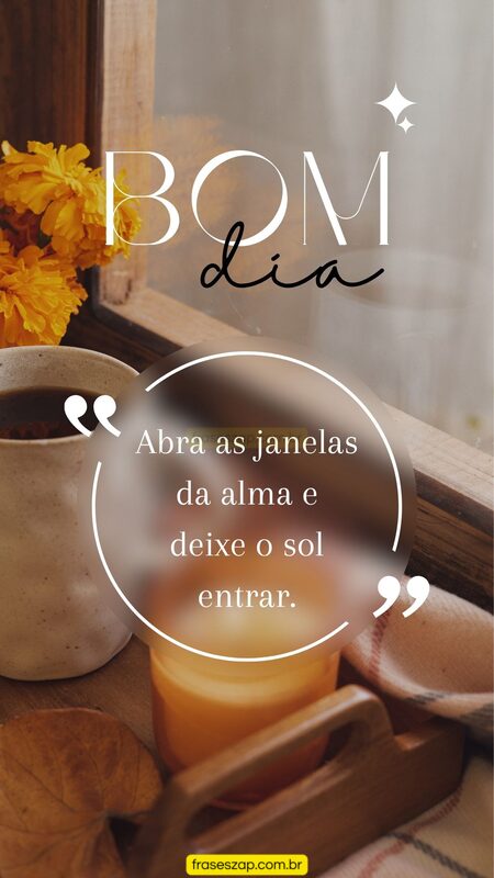 Imagem de bom dia para compartilhar no WhatsApp