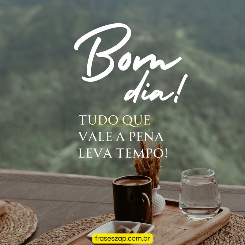 Imagem de bom dia para compartilhar no WhatsApp