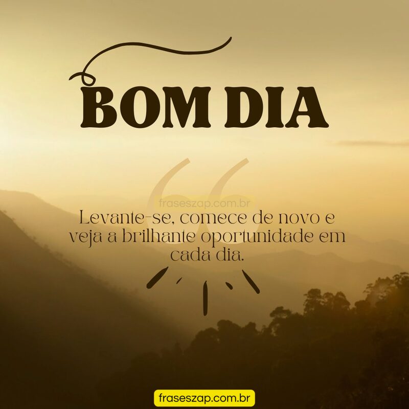 Imagem de bom dia para compartilhar no WhatsApp