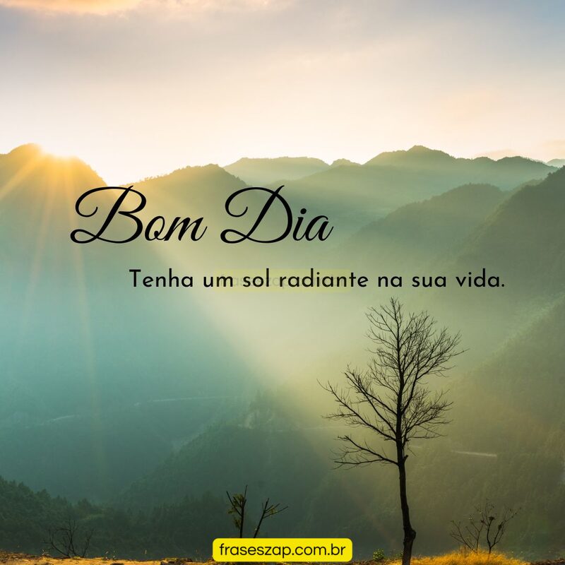 Imagem de bom dia para compartilhar no WhatsApp