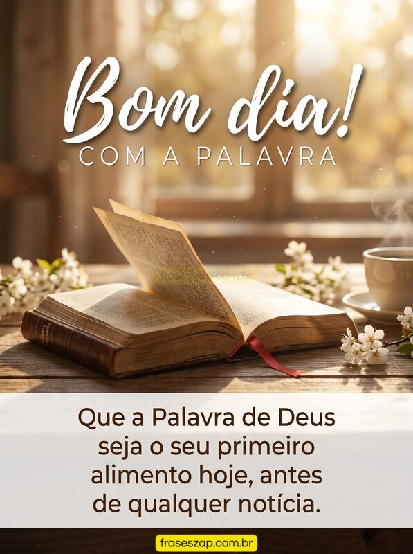Imagem de bom dia para compartilhar no WhatsApp