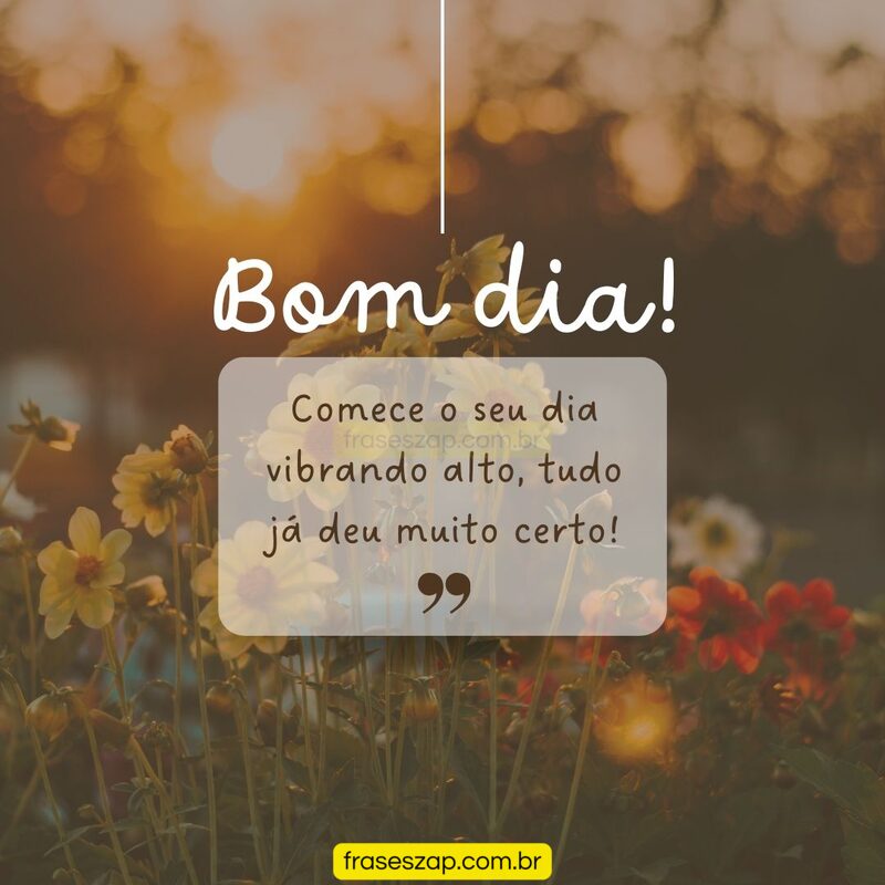 Imagem de bom dia para compartilhar no WhatsApp