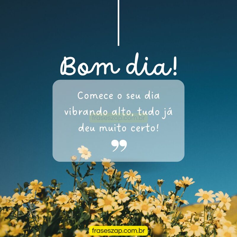 Imagem de bom dia para compartilhar no WhatsApp
