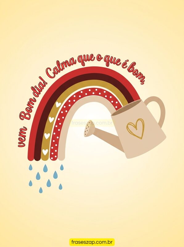 Imagem de bom dia para compartilhar no WhatsApp