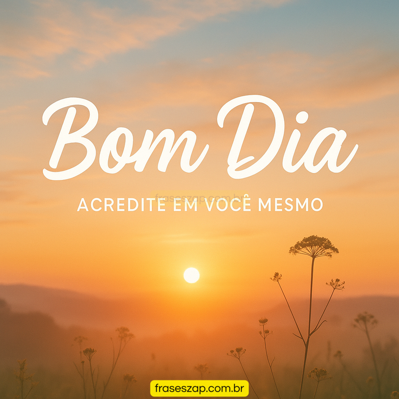Imagem de bom dia para compartilhar no WhatsApp