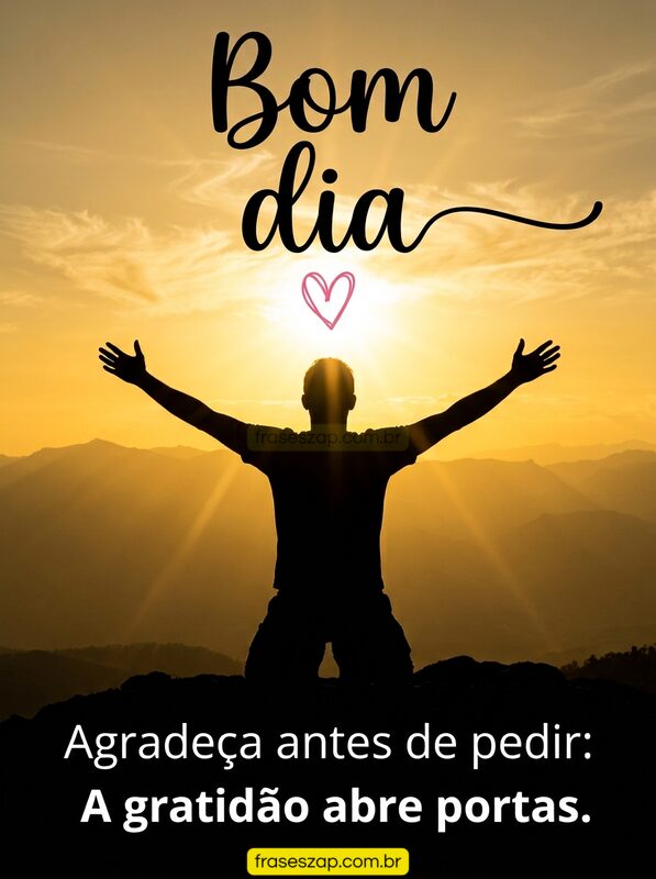 Imagem de bom dia para compartilhar no WhatsApp