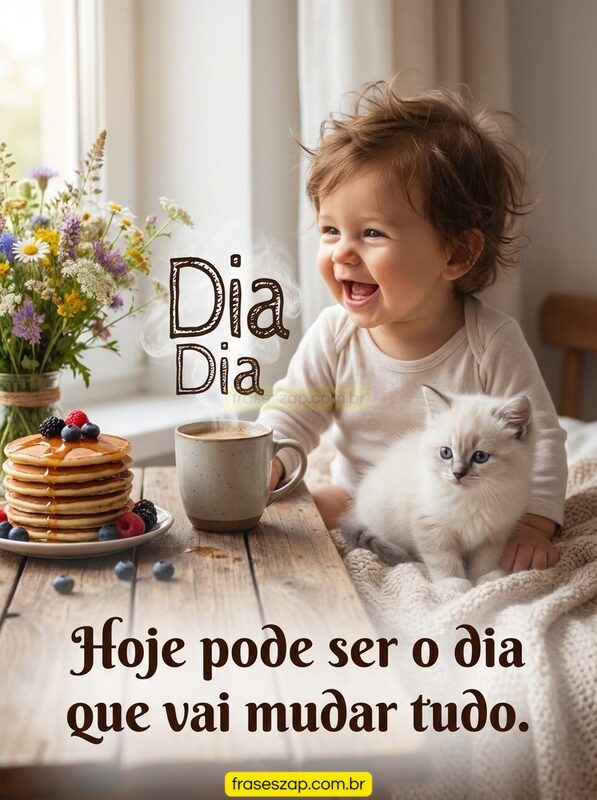 Imagem de bom dia para compartilhar no WhatsApp