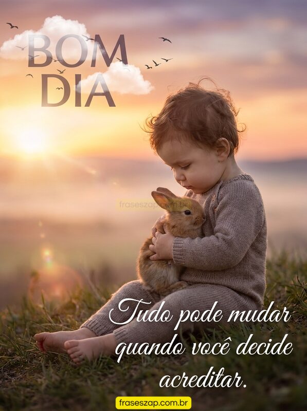 Imagem de bom dia para compartilhar no WhatsApp