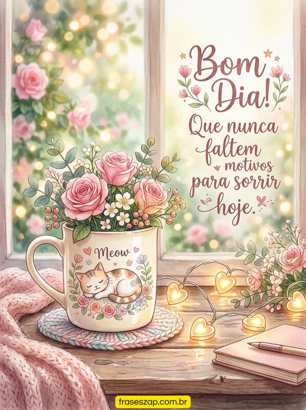 Imagem de bom dia para compartilhar no WhatsApp