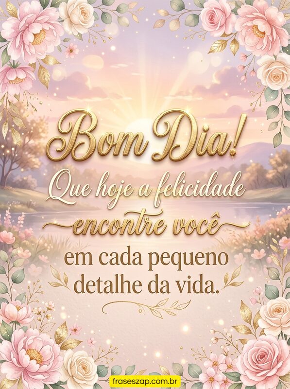 Imagem de bom dia para compartilhar no WhatsApp