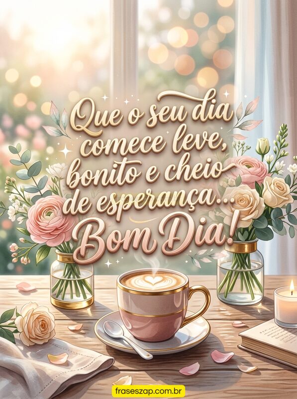 Imagem de bom dia para compartilhar no WhatsApp