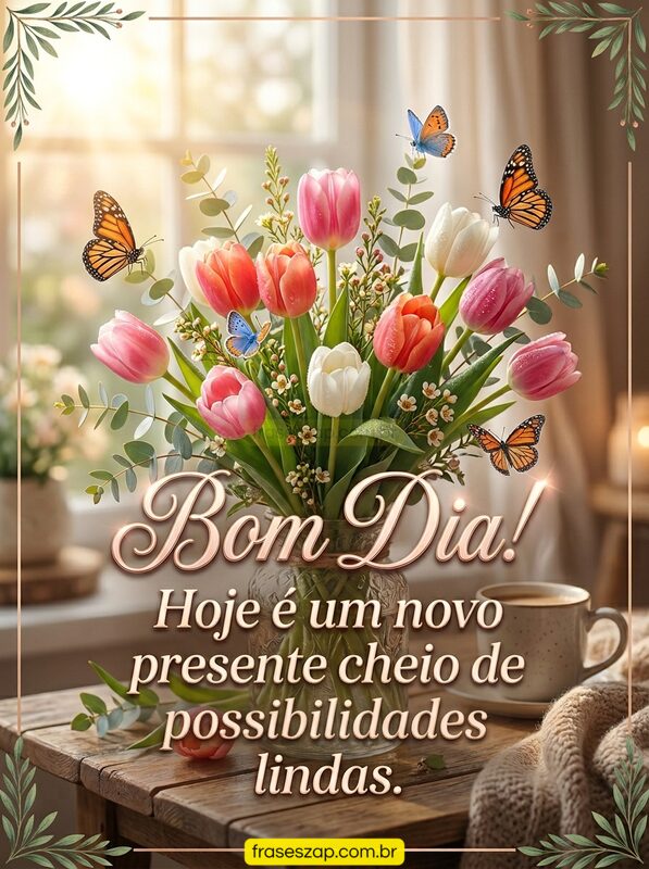 Imagem de bom dia para compartilhar no WhatsApp