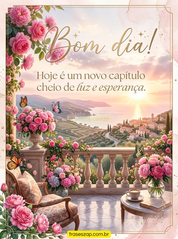 Imagem de bom dia para compartilhar no WhatsApp