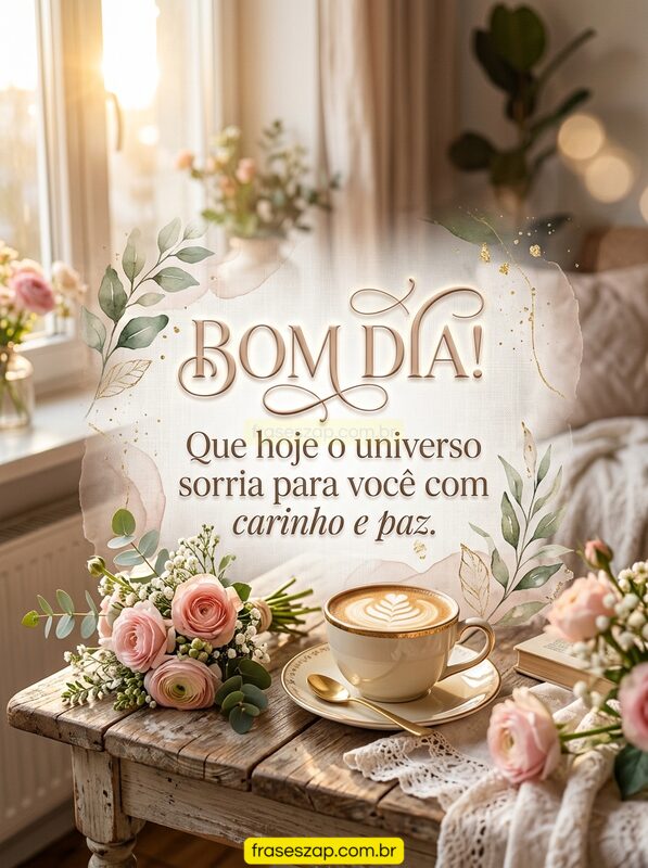 Imagem de bom dia para compartilhar no WhatsApp