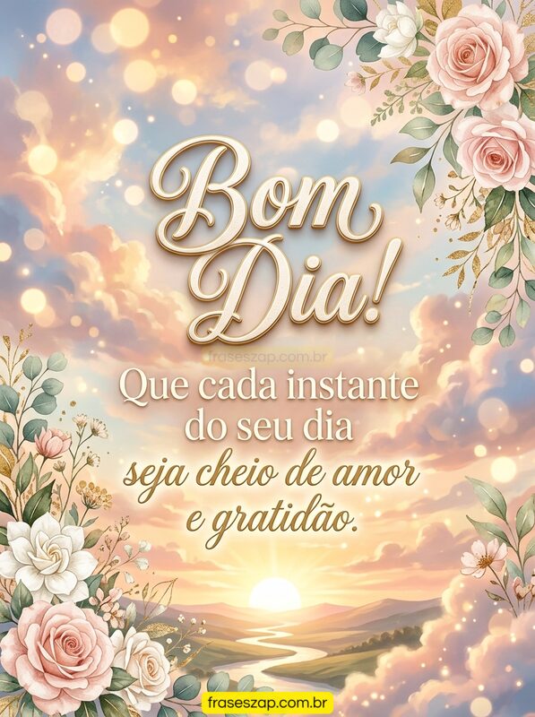 Imagem de bom dia para compartilhar no WhatsApp