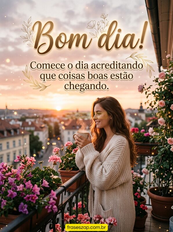 Imagem de bom dia para compartilhar no WhatsApp