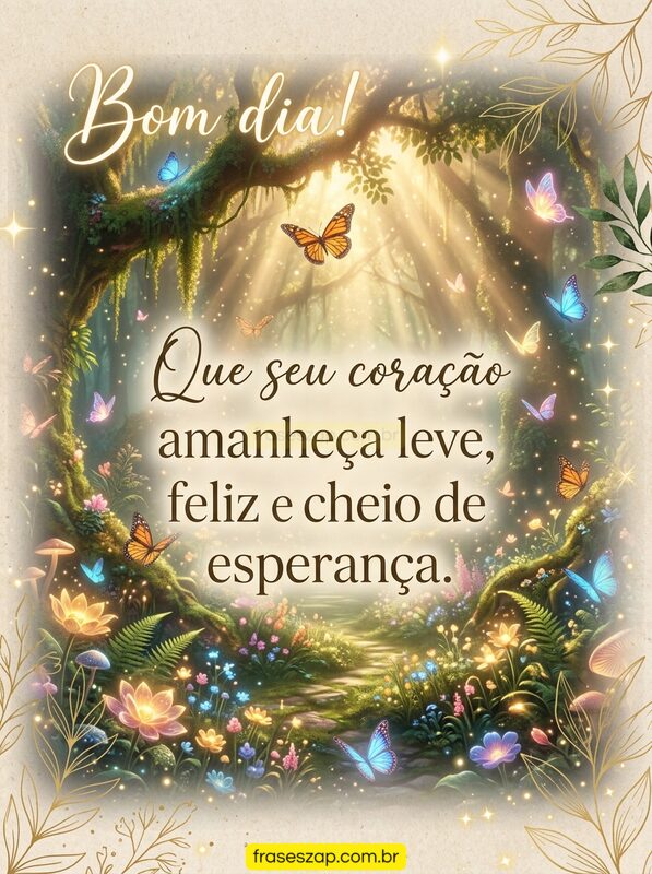 Imagem de bom dia para compartilhar no WhatsApp