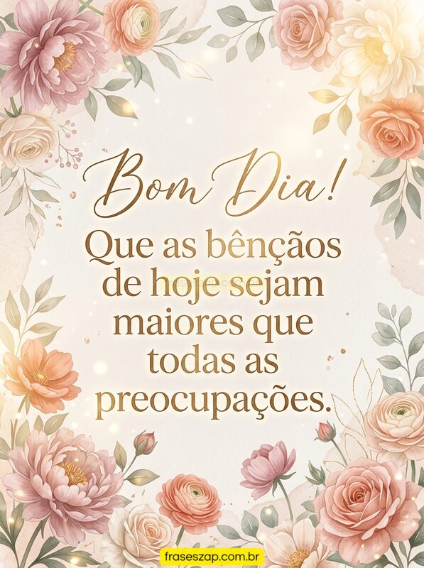 Imagem de bom dia para compartilhar no WhatsApp