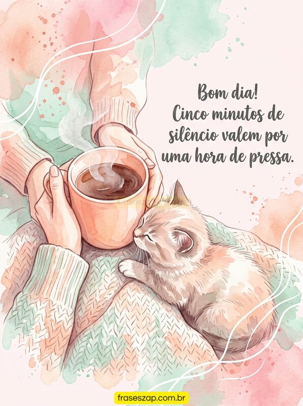 Imagem de bom dia para compartilhar no WhatsApp