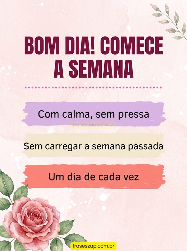Imagem de bom dia para compartilhar no WhatsApp