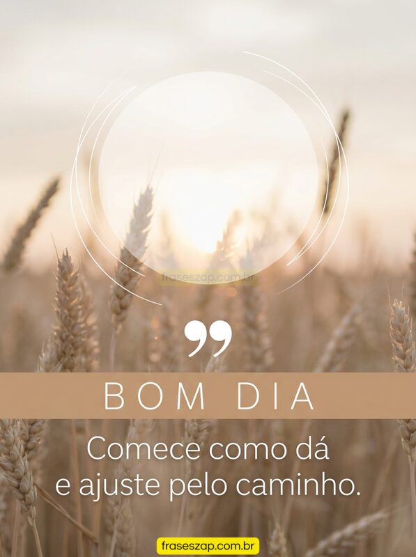 Imagem de bom dia para compartilhar no WhatsApp