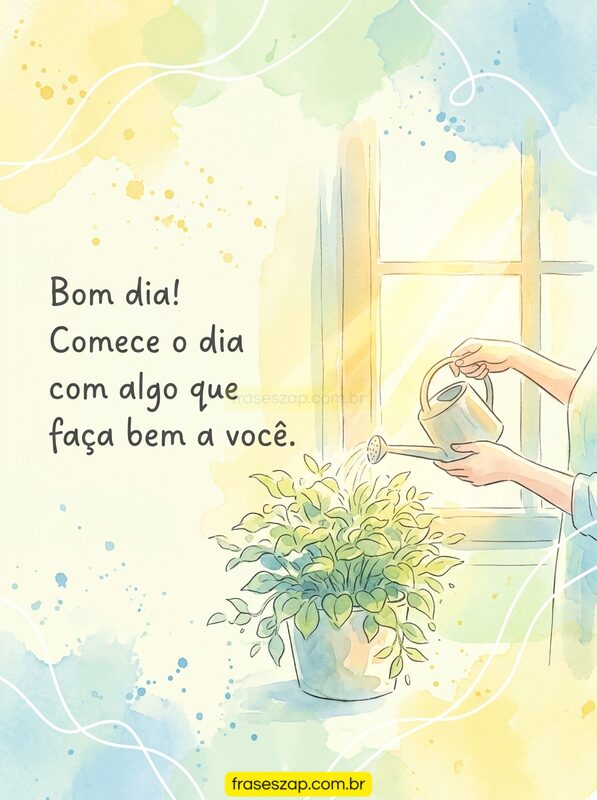 Imagem de bom dia para compartilhar no WhatsApp