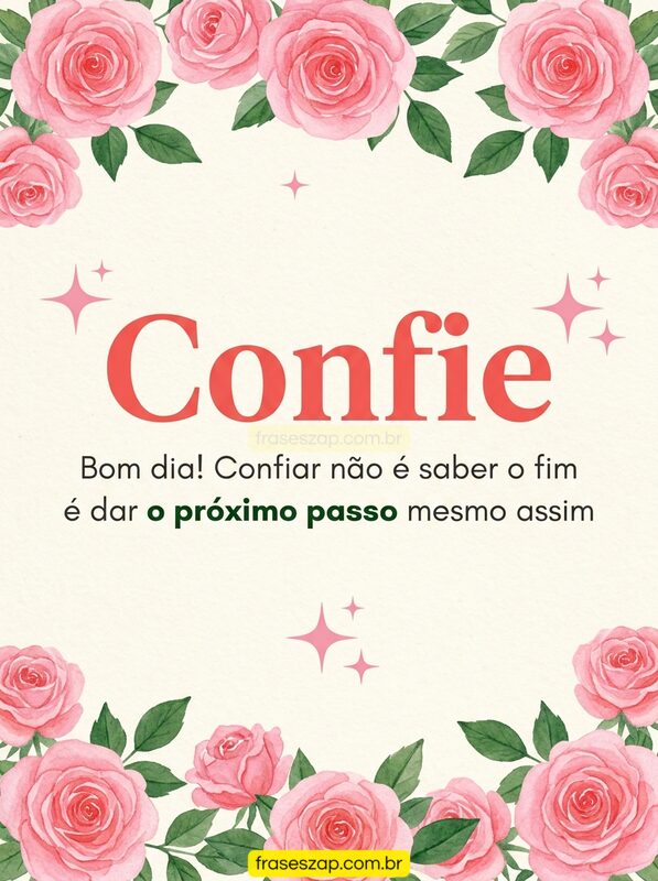 Imagem de bom dia para compartilhar no WhatsApp