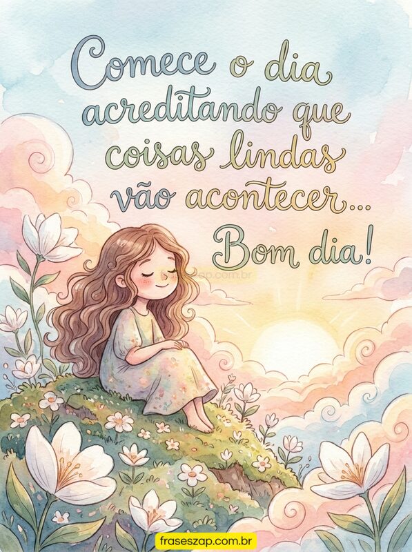Imagem de bom dia para compartilhar no WhatsApp