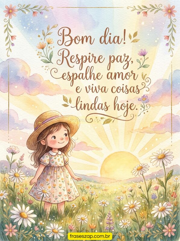 Imagem de bom dia para compartilhar no WhatsApp