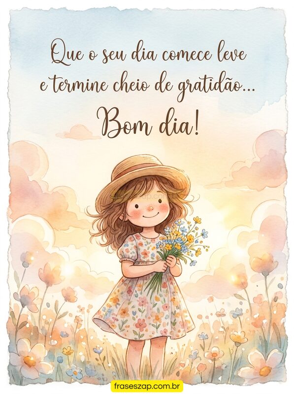 Imagem de bom dia para compartilhar no WhatsApp