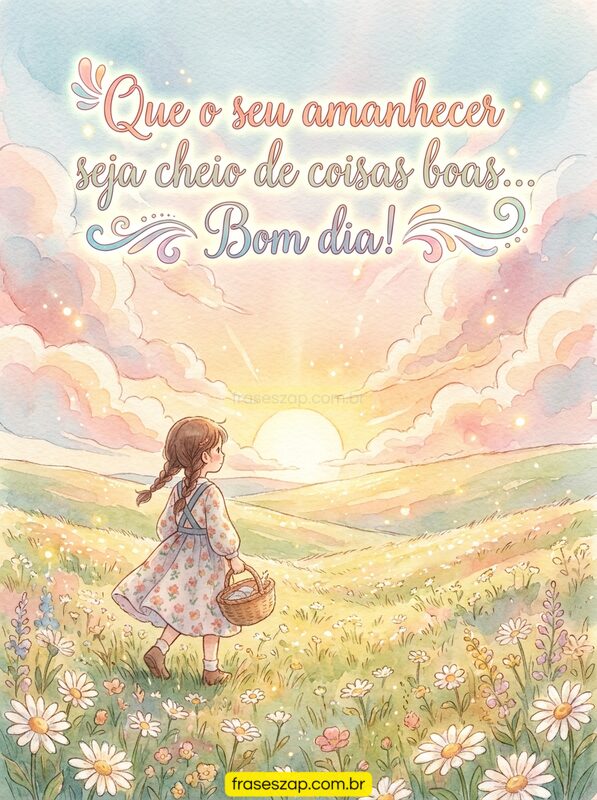 Imagem de bom dia para compartilhar no WhatsApp