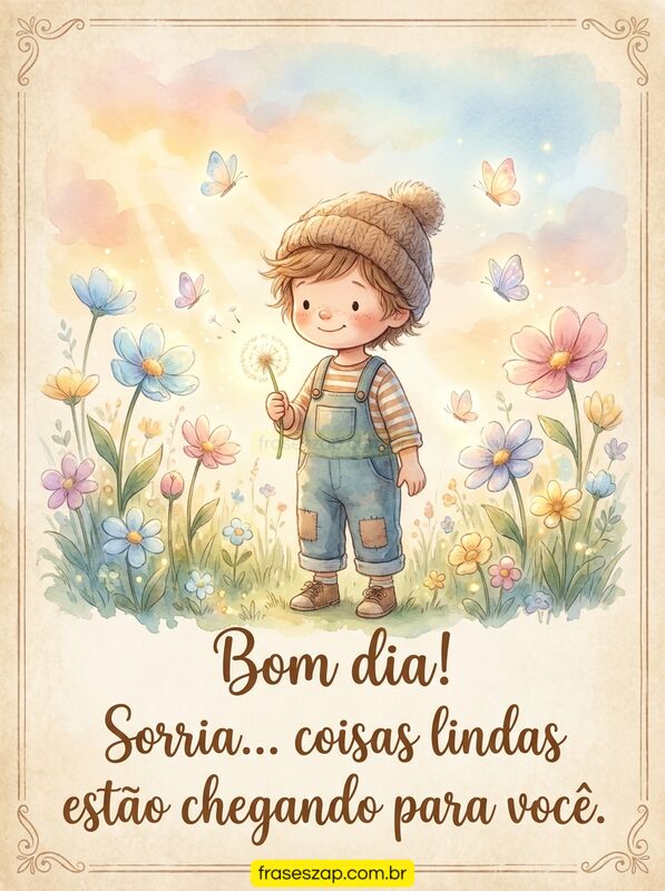 Imagem de bom dia para compartilhar no WhatsApp