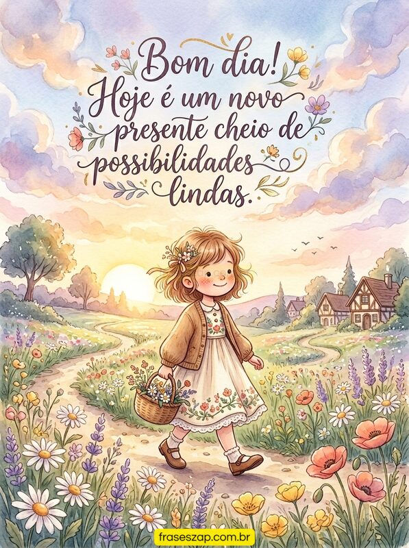 Imagem de bom dia para compartilhar no WhatsApp